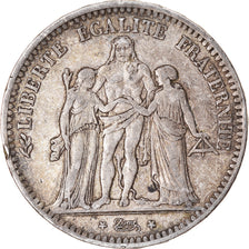 Coin, France, Hercule, 5 Francs, 1849, Strasbourg, VF(30-35), Silver, KM:756.2