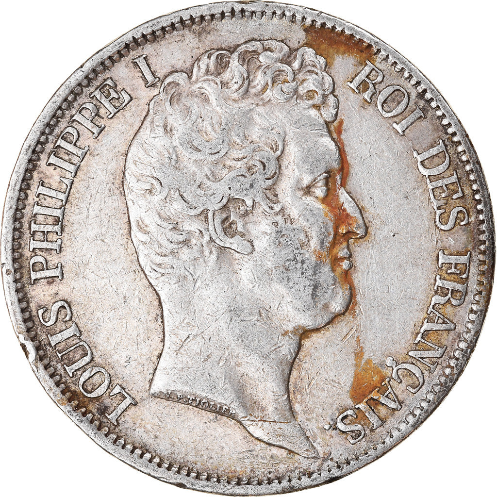 Monnaie, France, Louis-Philippe, 5 Francs, 1831, Rouen, TB+, Argent
