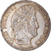 Moeda, França, Louis-Philippe, 5 Francs, 1832, Lille, VF(30-35), Prata