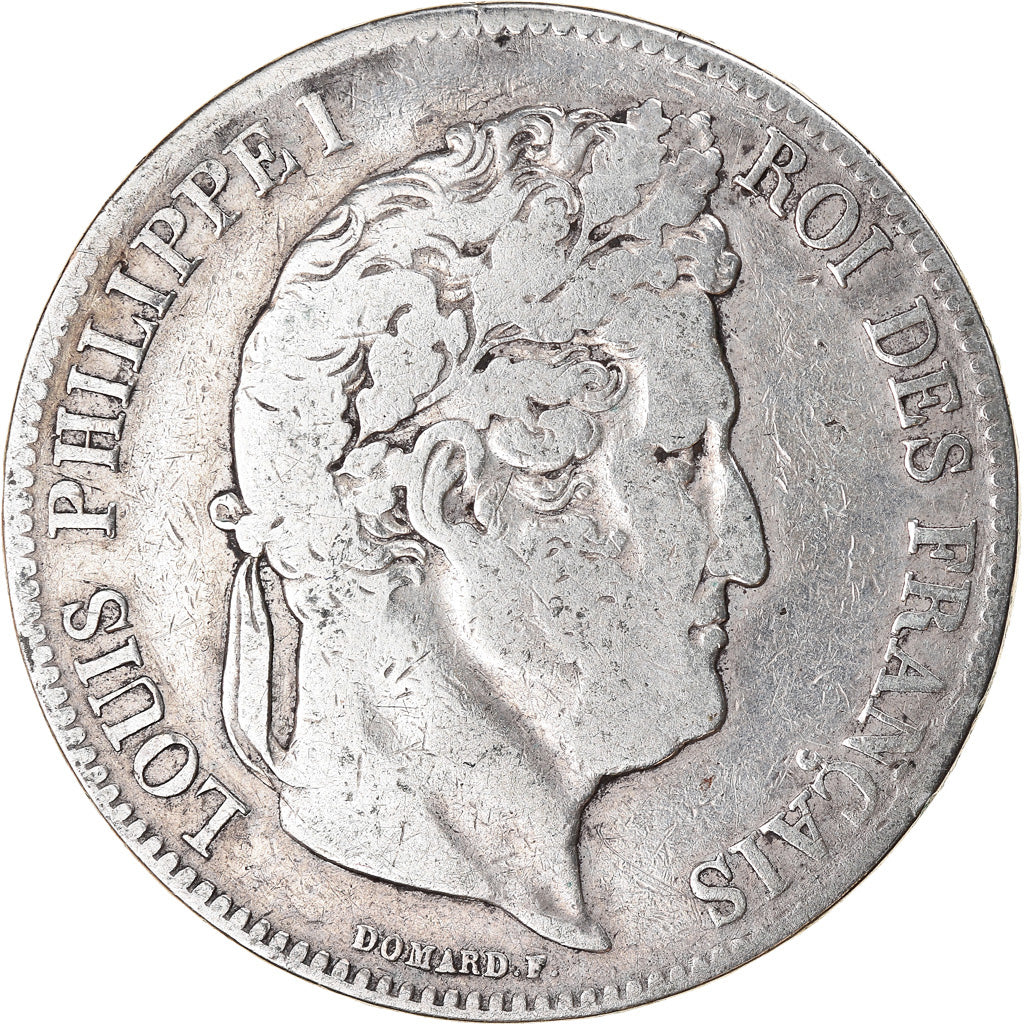 Monnaie, France, Louis-Philippe, 5 Francs, 1838, Lille, TB+, Argent