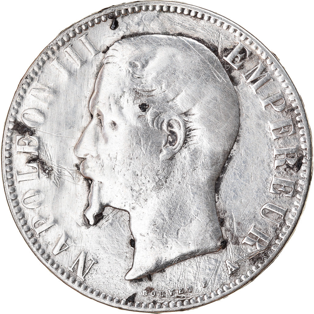 Coin, France, Napoleon III, Napoléon III, 5 Francs, 1856, Paris, VF(20-25)