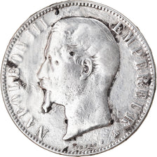 Coin, France, Napoleon III, Napoléon III, 5 Francs, 1856, Paris, VF(20-25)