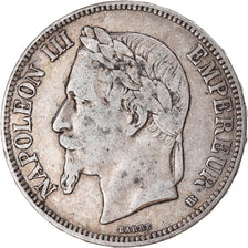 Coin, France, Napoléon III, 5 Francs, 1869, Strasbourg, VF(20-25), Silver
