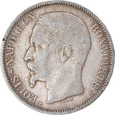 Moeda, França, Napoléon III, 5 Francs, 1852, Paris, VF(20-25), Prata