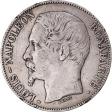 Coin, France, Napoléon III, 5 Francs, 1852, Paris, VF(30-35), Silver, KM:773.1