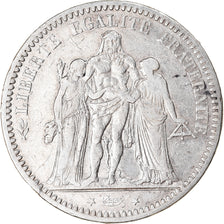 Coin, France, Hercule, 5 Francs, 1873, Paris, EF(40-45), Silver, KM:820.1