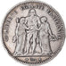 Coin, France, Hercule, 5 Francs, 1873, Bordeaux, VF(30-35), Silver, KM:820.2