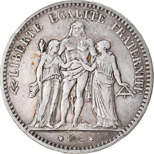 Coin, France, Hercule, 5 Francs, 1875, Paris, VF(30-35), Silver, KM:820.1
