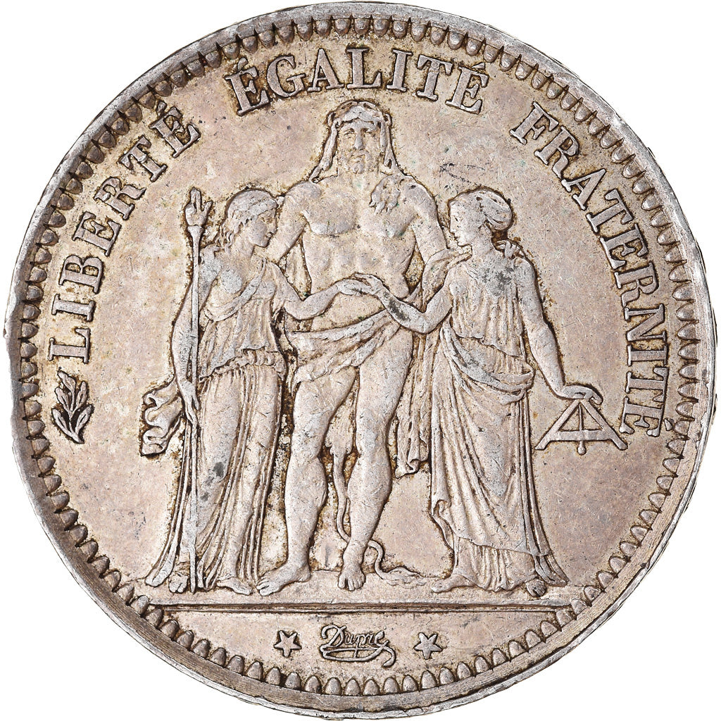 Coin, France, Hercule, 5 Francs, 1873, Paris, VF(20-25), Silver, KM:820.1