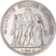 Monnaie, France, Hercule, 5 Francs, 1876, Paris, TTB, Argent, Gadoury:745a