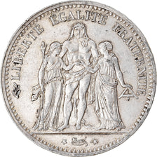 Monnaie, France, Hercule, 5 Francs, 1875, Paris, TTB, Argent, Gadoury:745a