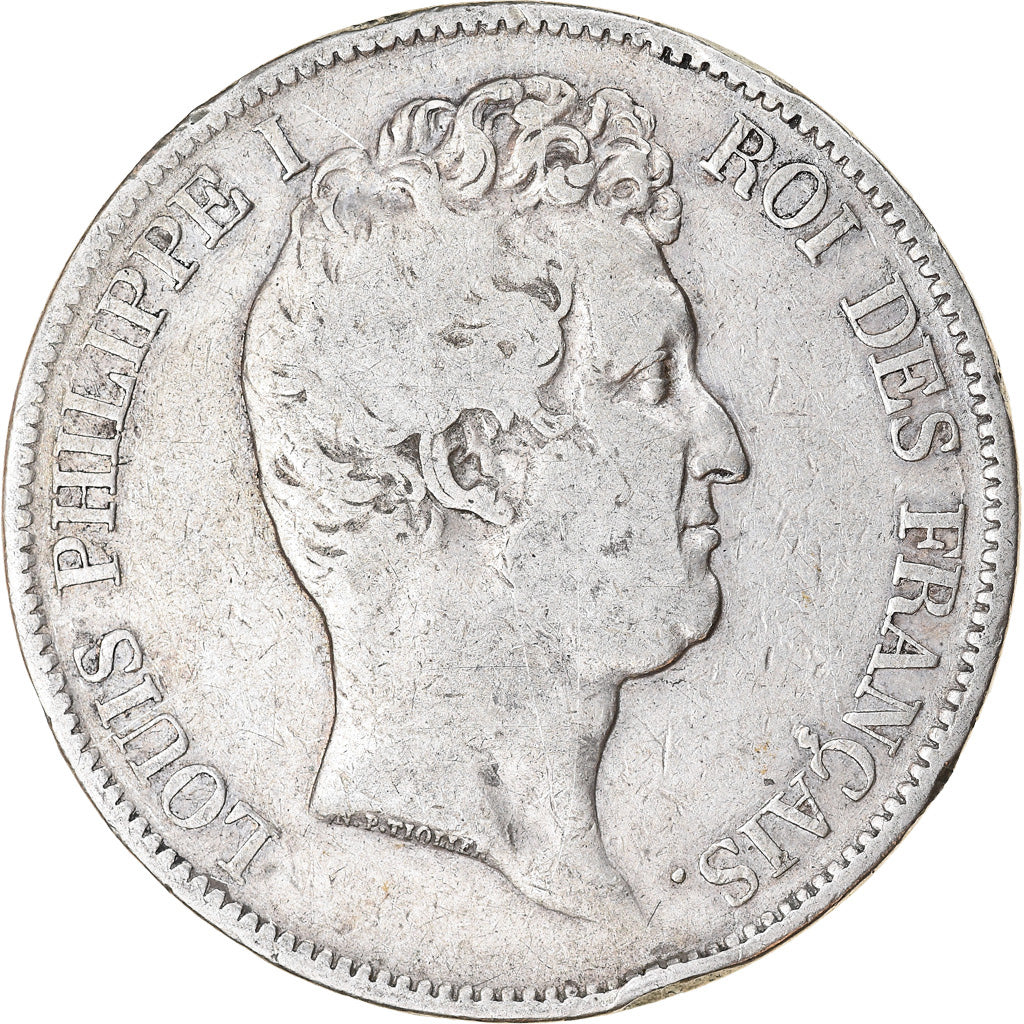 Coin, France, Louis-Philippe, 5 Francs, 1831, Rouen, VF(20-25), Silver