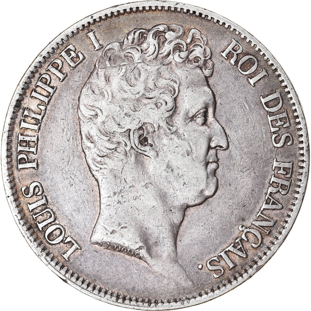 Münze, Frankreich, Louis-Philippe, 5 Francs, 1831, Rouen, S+, Silber, KM:735.2