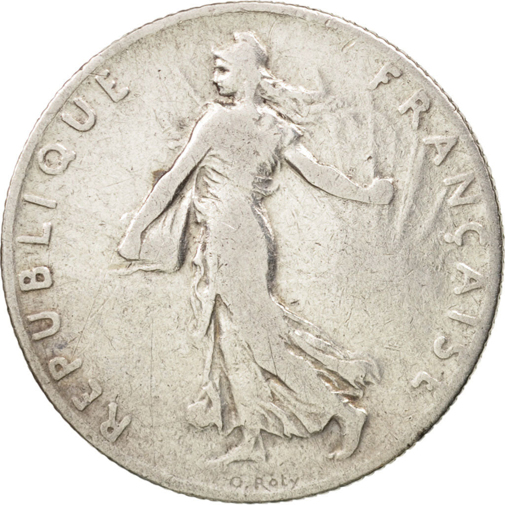 France, Semeuse, 50 Centimes, 1900, Paris, VF(30-35), Silver, KM:854,Gadoury 420