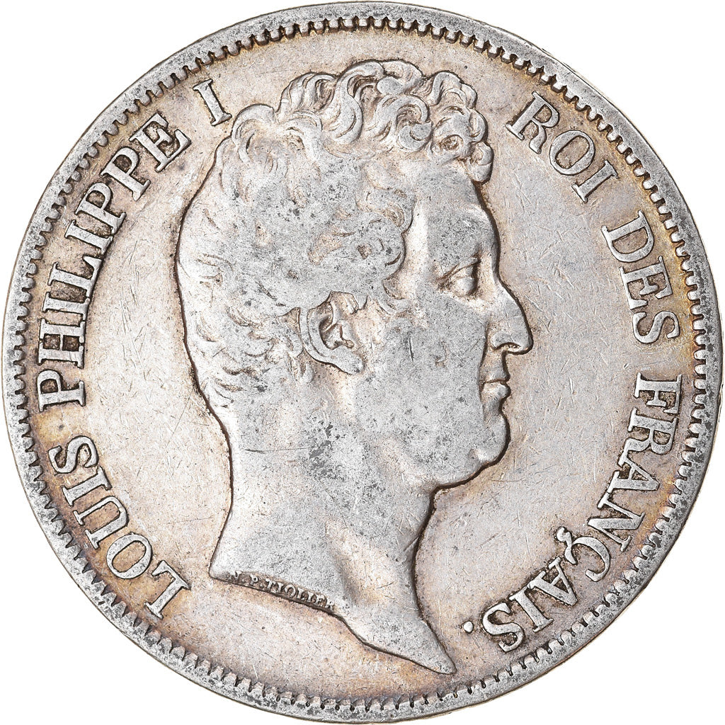 Coin, France, Louis-Philippe, 5 Francs, 1831, Lille, VF(20-25), Silver