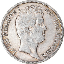 Coin, France, Louis-Philippe, 5 Francs, 1831, Lille, VF(20-25), Silver