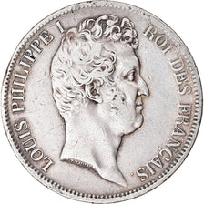 Münze, Frankreich, Louis-Philippe, 5 Francs, 1830, Marseille, S, Silber