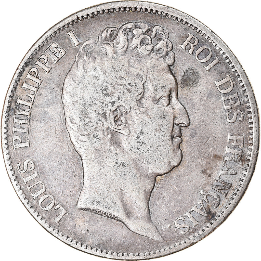 Moneta, Francja, Louis-Philippe, 5 Francs, 1830, Paris, Tranche en relief