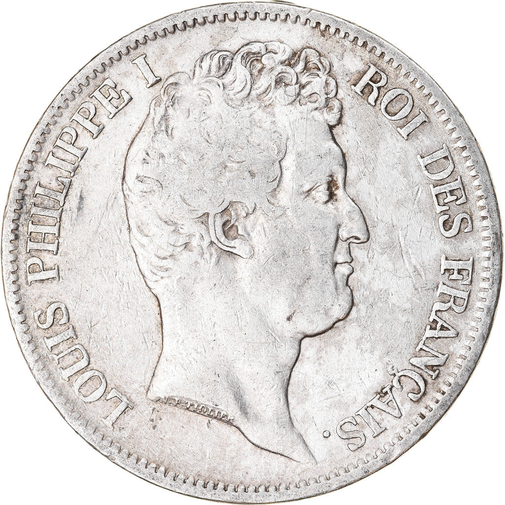 Coin, France, Louis-Philippe, 5 Francs, 1831, Rouen, VF(20-25), Silver