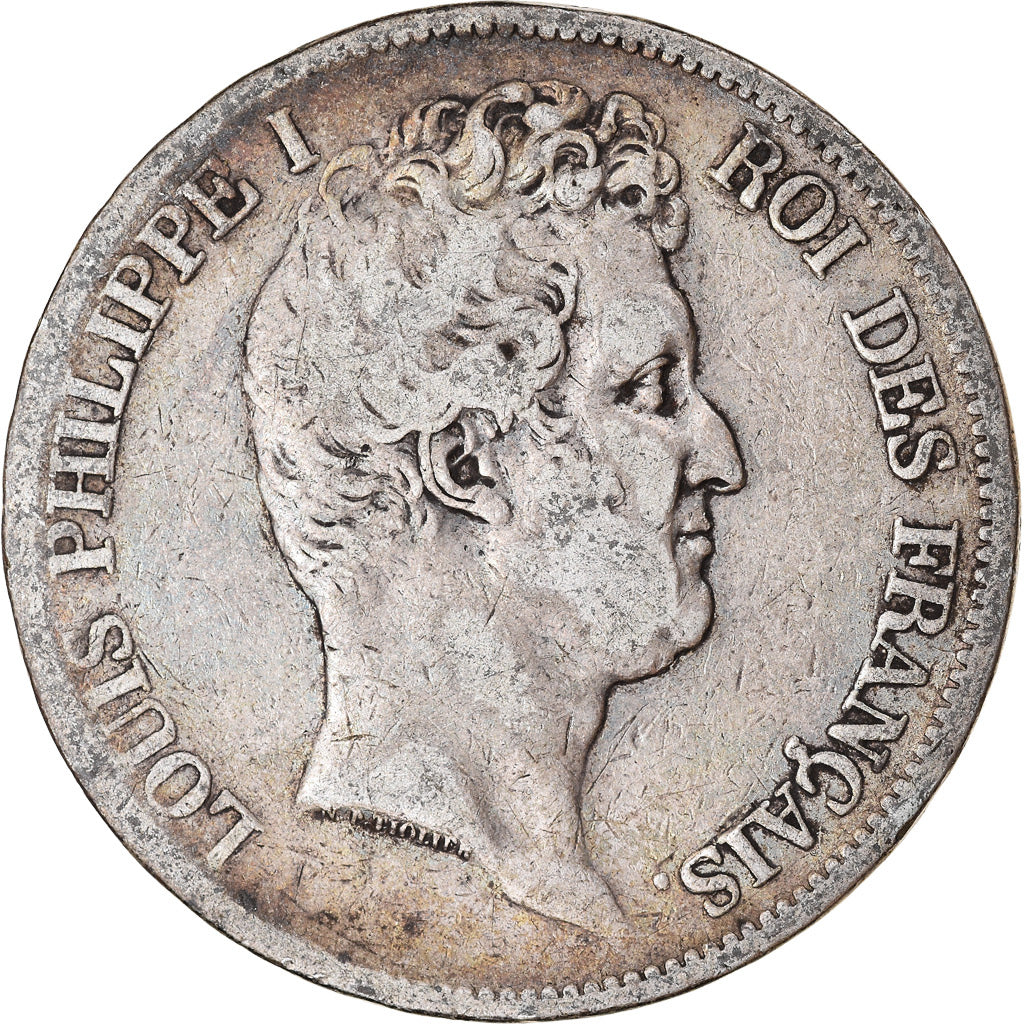 Coin, France, Louis-Philippe, 5 Francs, 1831, Paris, VF(20-25), Silver