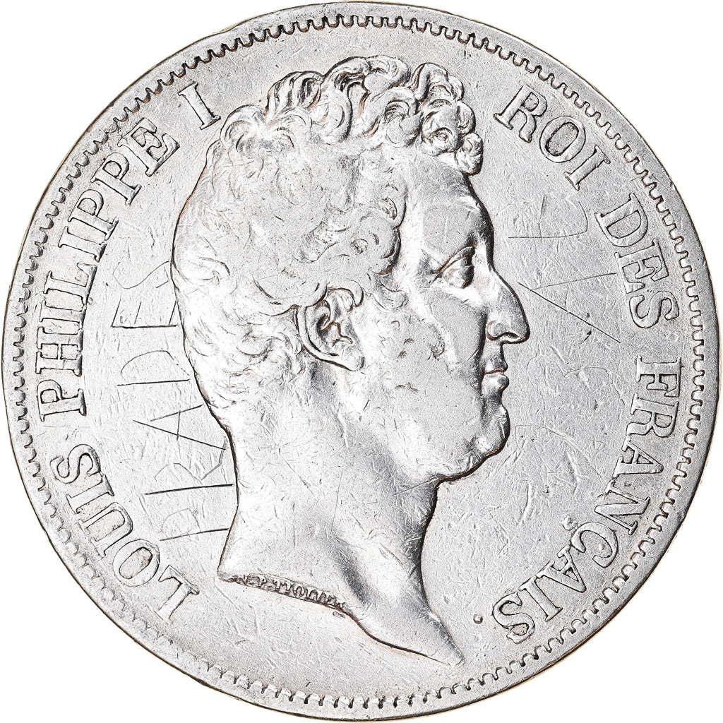 Coin, France, Louis-Philippe, 5 Francs, 1831, Paris, VF(20-25), Silver