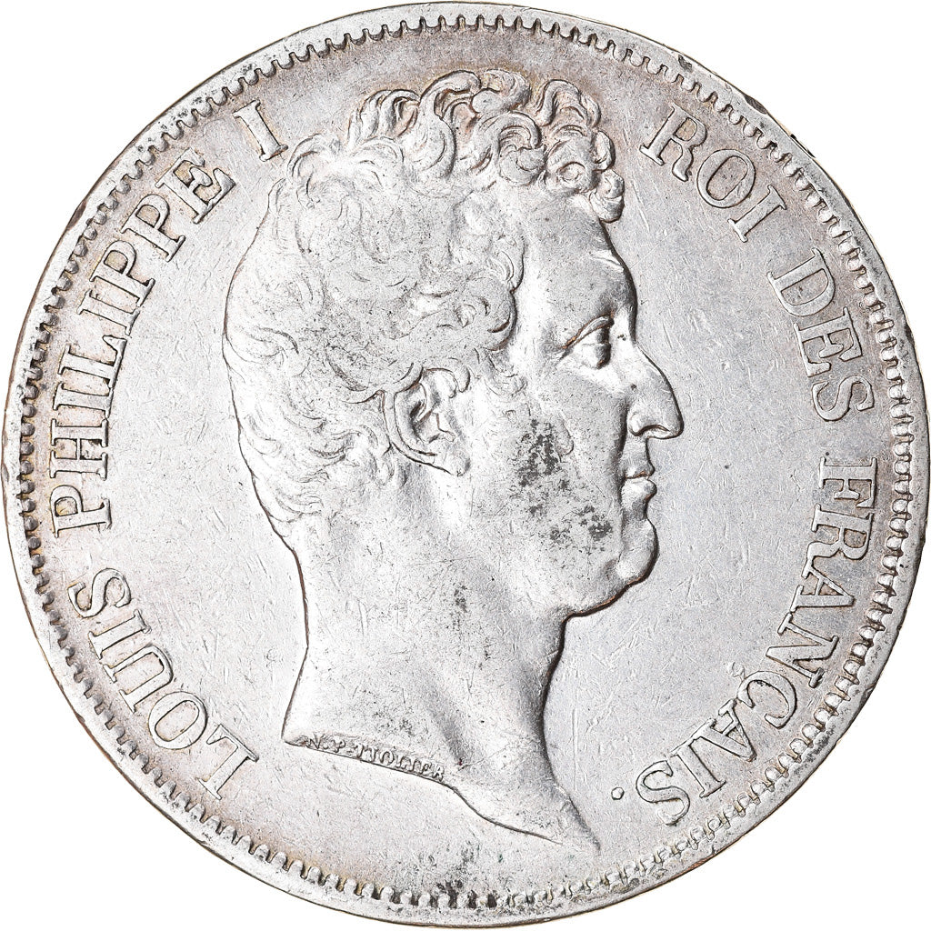 Coin, France, Louis-Philippe, 5 Francs, 1830, Lille, VF(30-35), Silver