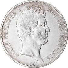 Coin, France, Louis-Philippe, 5 Francs, 1830, Lille, VF(30-35), Silver