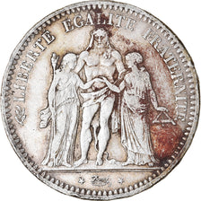 Coin, France, Hercule, 5 Francs, 1848, Paris, VF(30-35), Silver, KM:756.1