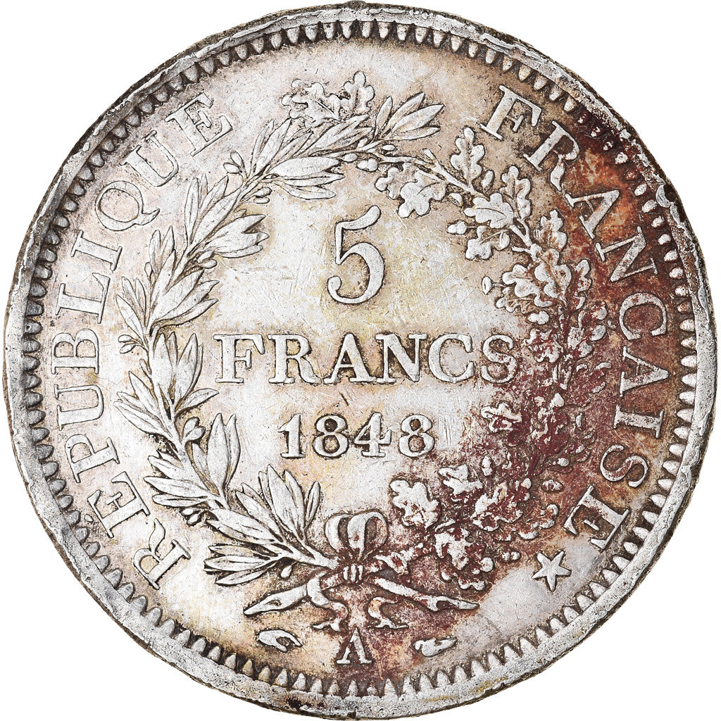Coin, France, Hercule, 5 Francs, 1848, Paris, VF(30-35), Silver, KM:756.1