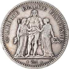 Monnaie, France, Hercule, 5 Francs, 1849, Paris, TB, Argent, Gadoury:683