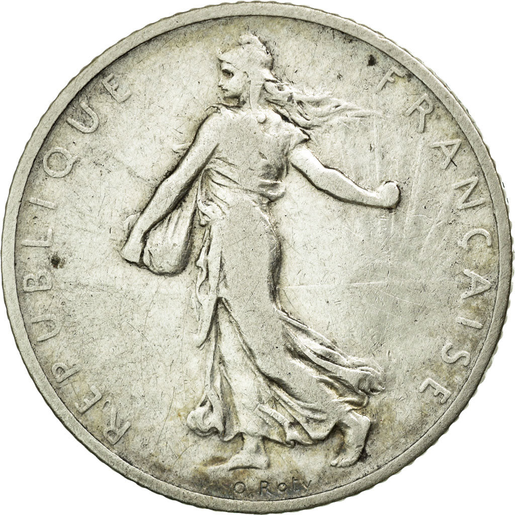 Coin, France, Semeuse, Franc, 1901, Paris, VF(30-35), Silver, KM:844.1