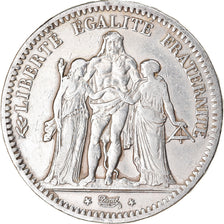 Coin, France, Hercule, 5 Francs, 1849, Paris, VF(30-35), Silver, KM:756.1