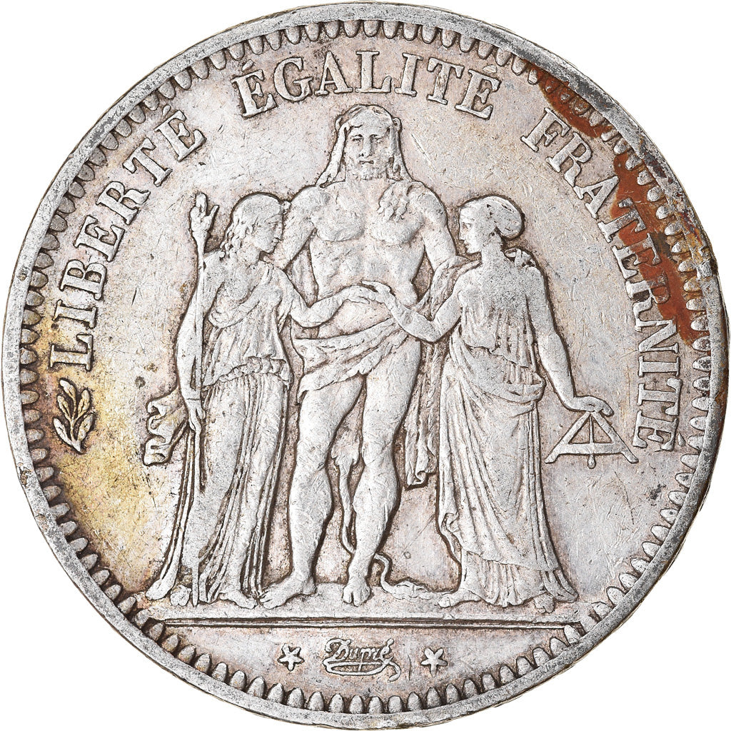 Monnaie, France, Hercule, 5 Francs, 1849, Paris, TB+, Argent, Gadoury:683
