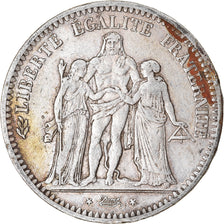 Monnaie, France, Hercule, 5 Francs, 1849, Paris, TB+, Argent, Gadoury:683