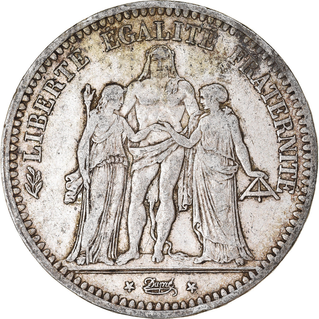 Coin, France, Hercule, 5 Francs, 1849, Paris, VF(20-25), Silver, KM:756.1