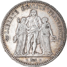 Monnaie, France, Hercule, 5 Francs, 1849, Paris, TB, Argent, Gadoury:683