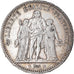 Monnaie, France, Hercule, 5 Francs, 1849, Paris, TB, Argent, Gadoury:683
