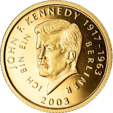 Samoa, 10 Tala, John F. Kennedy, 2003, MS(65-70), Gold, KM:162