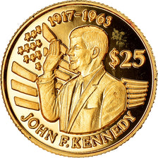Coin, Niue, Elizabeth II, John F. Kennedy, 25 Dollars, 1994, Valcambi, Proof