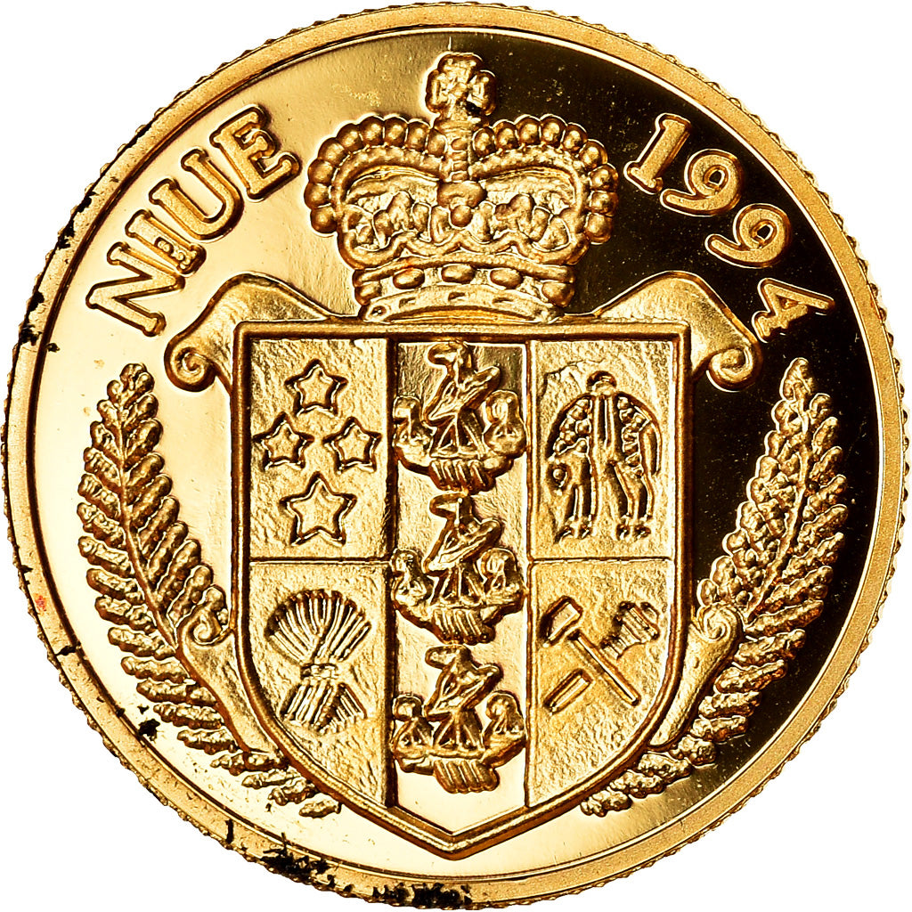 Coin, Niue, Elizabeth II, John F. Kennedy, 25 Dollars, 1994, Valcambi, Proof