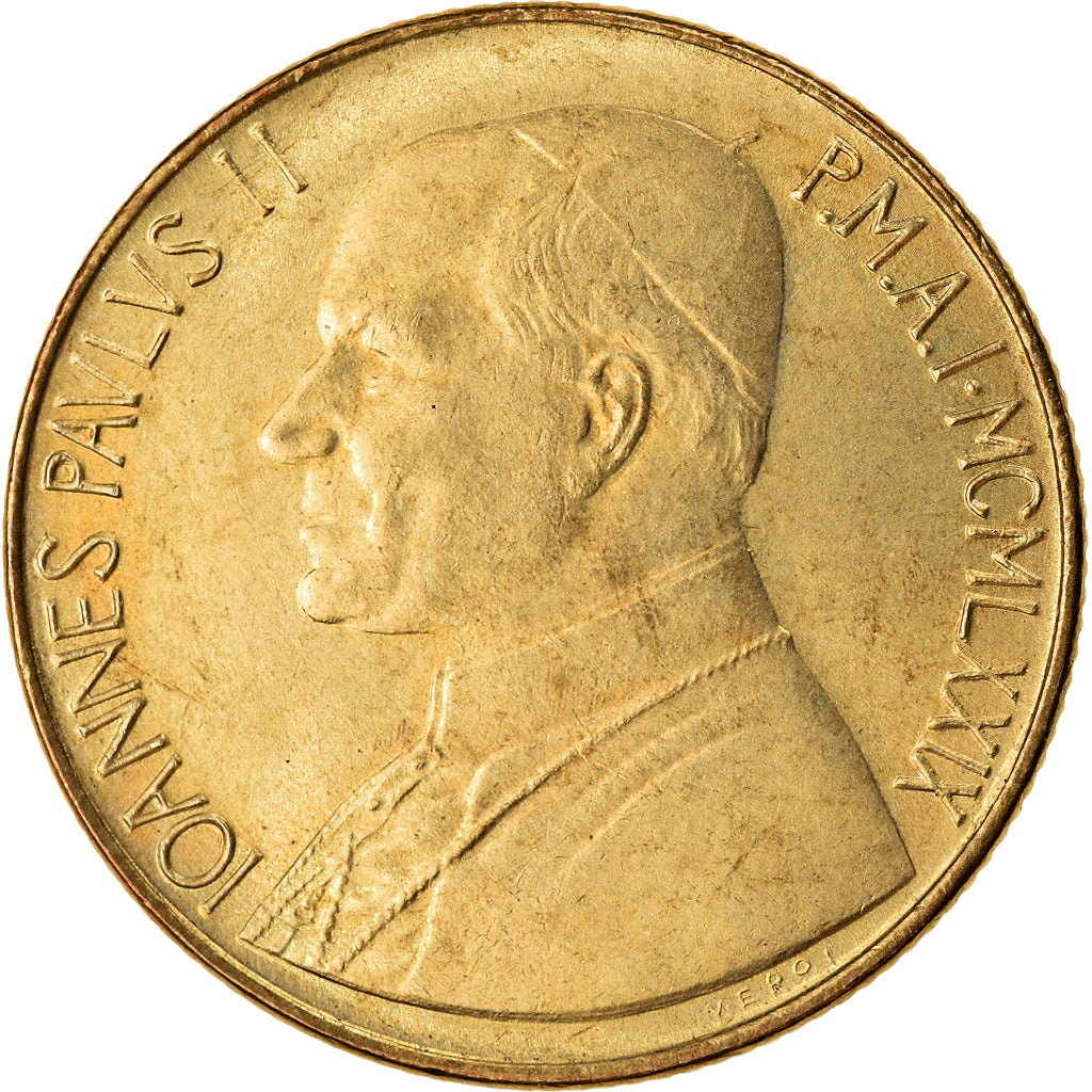 Coin, VATICAN CITY, John Paul II, 200 Lire, 1979, Roma, EF(40-45)