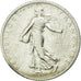 Moneda, Francia, Semeuse, Franc, 1908, Paris, BC+, Plata, KM:844.1, Gadoury:467