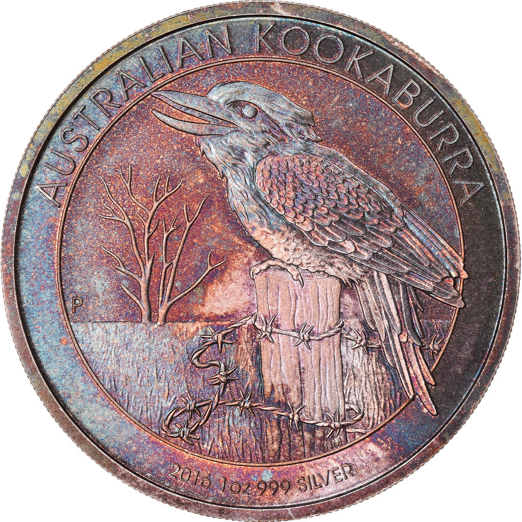 Coin, Australia, Australian Kookaburra, Dollar, 2016, VF(30-35), Silver