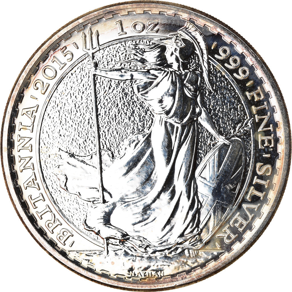 Coin, Great Britain, 2 Pounds, 2015, AU(55-58), Silver, KM:New