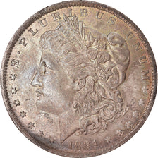 Moneta, USA, Morgan Dollar, Dollar, 1884, U.S. Mint, New Orleans, EF(40-45)