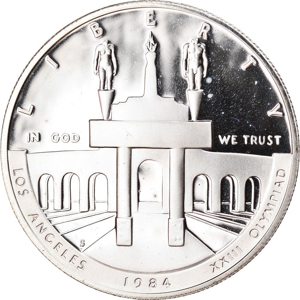 Monnaie, États-Unis, Jeux Olympiques, Dollar, 1984, U.S. Mint, San Francisco