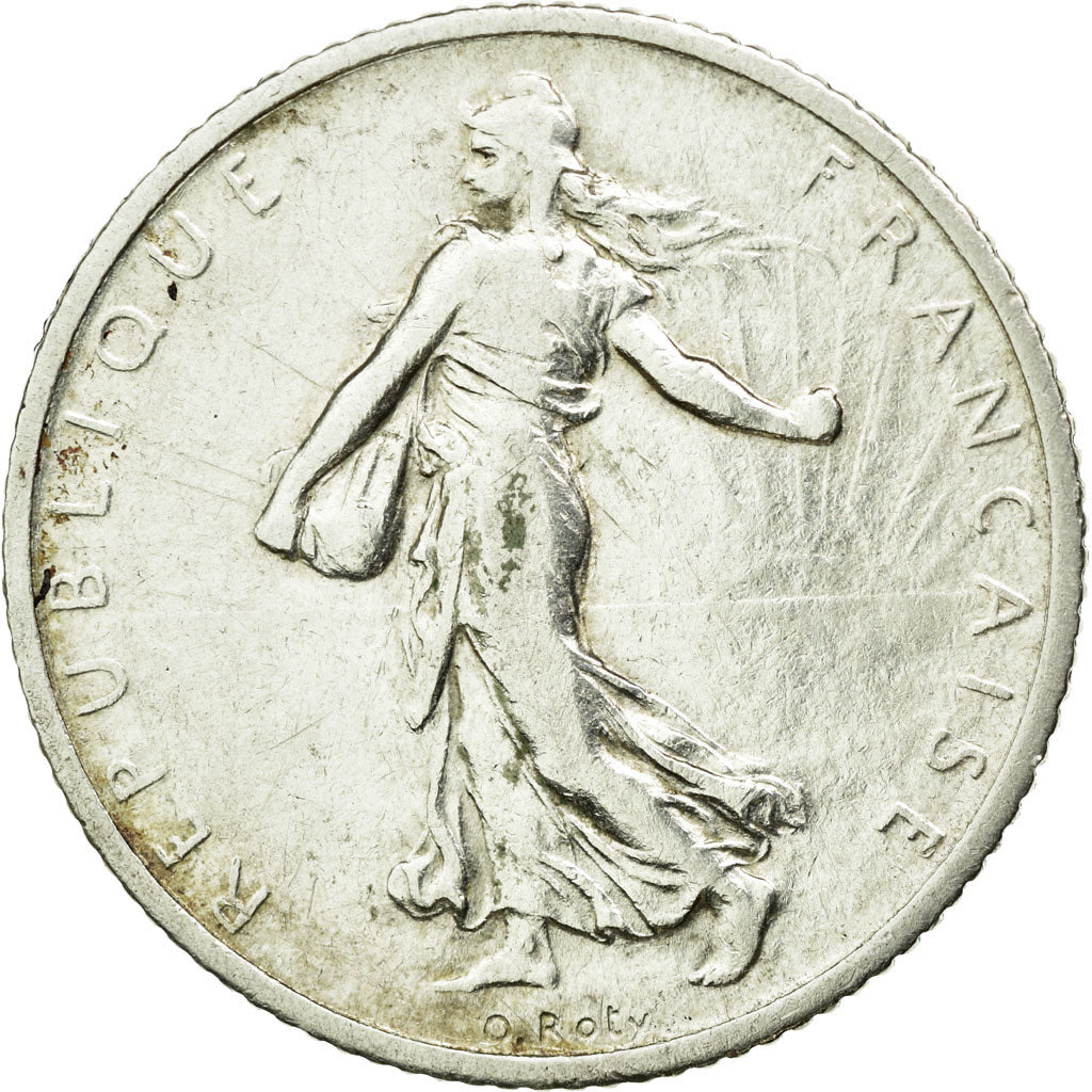 Monnaie, France, Semeuse, Franc, 1910, Paris, TTB, Argent, KM:844.1, Gadoury:467