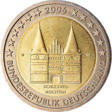GERMANY - FEDERAL REPUBLIC, 2 Euro, Schleswig-Holstein, 2006, MS(63)