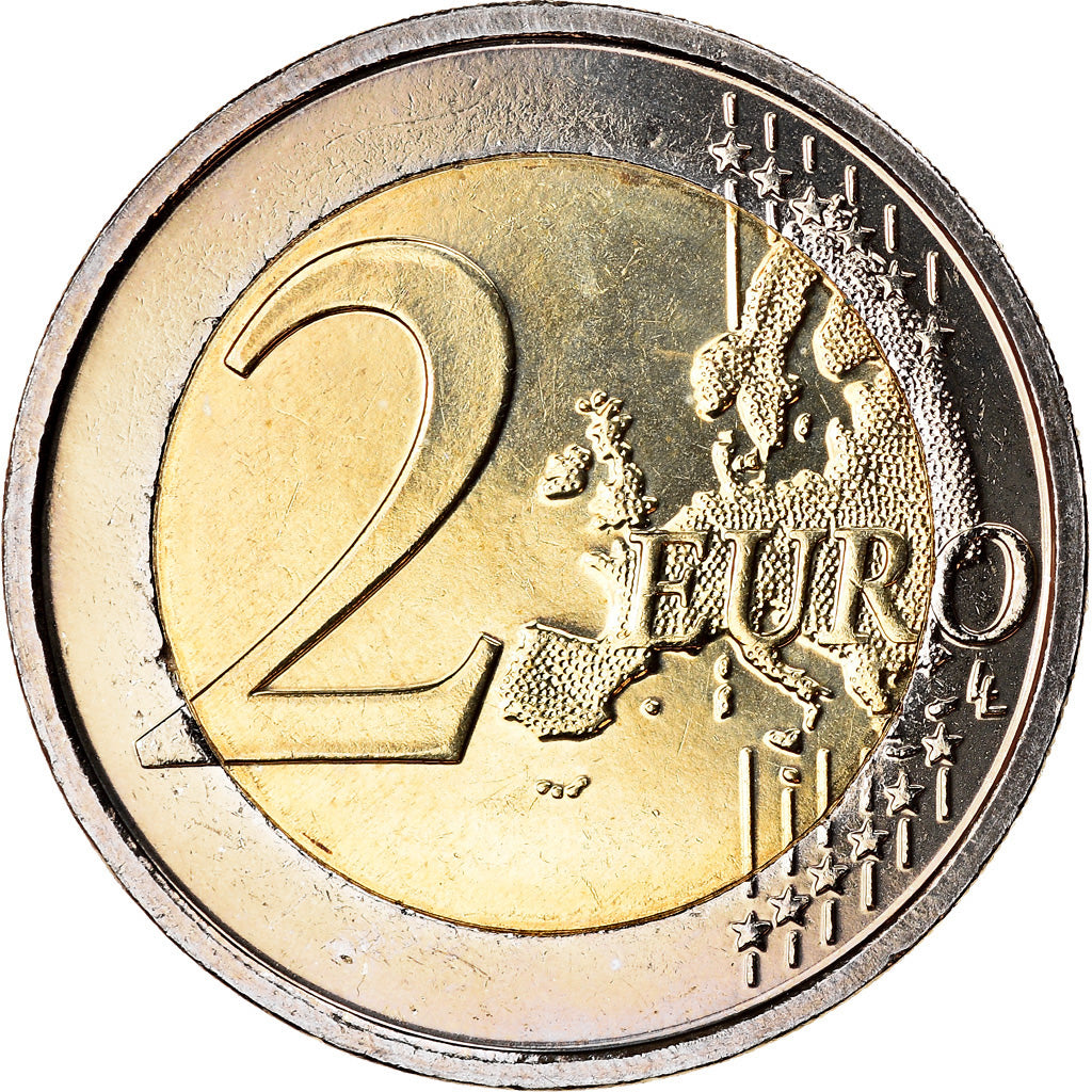 Belgium, 2 Euro, Croix Rouge, 2014, MS(63), Bi-Metallic