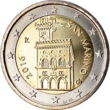 San Marino, 2 Euro, 2016, MS(63), Bi-Metallic